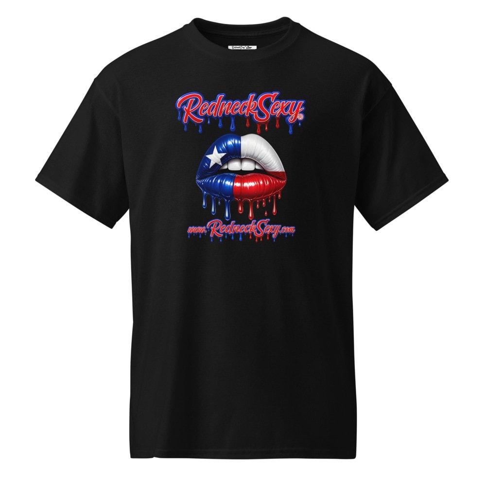 RedneckSexy® Texas Dripping Lips T-Shirt, DryBlend® T-Shirt